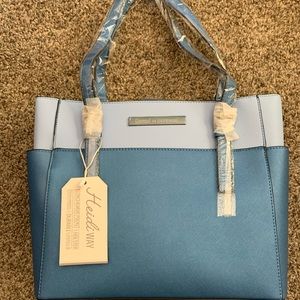 Damsel in Defense Blue Purse